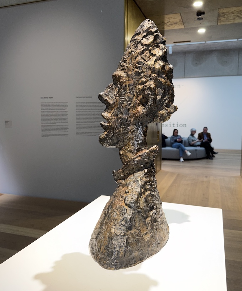 Alberto Giacometti. Buste de Diego, 1954. Kunsthaus Zürich, Alberto Giacometti-Stiftung, don de Bruno et Odette Giacometti, 2006  © Succession Alberto Giacometti / 2026, ProLitteris, Zurich Photo N. Sikorsky